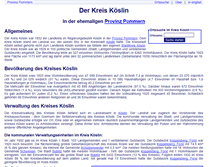 Tablet Screenshot of kreis-koeslin.de